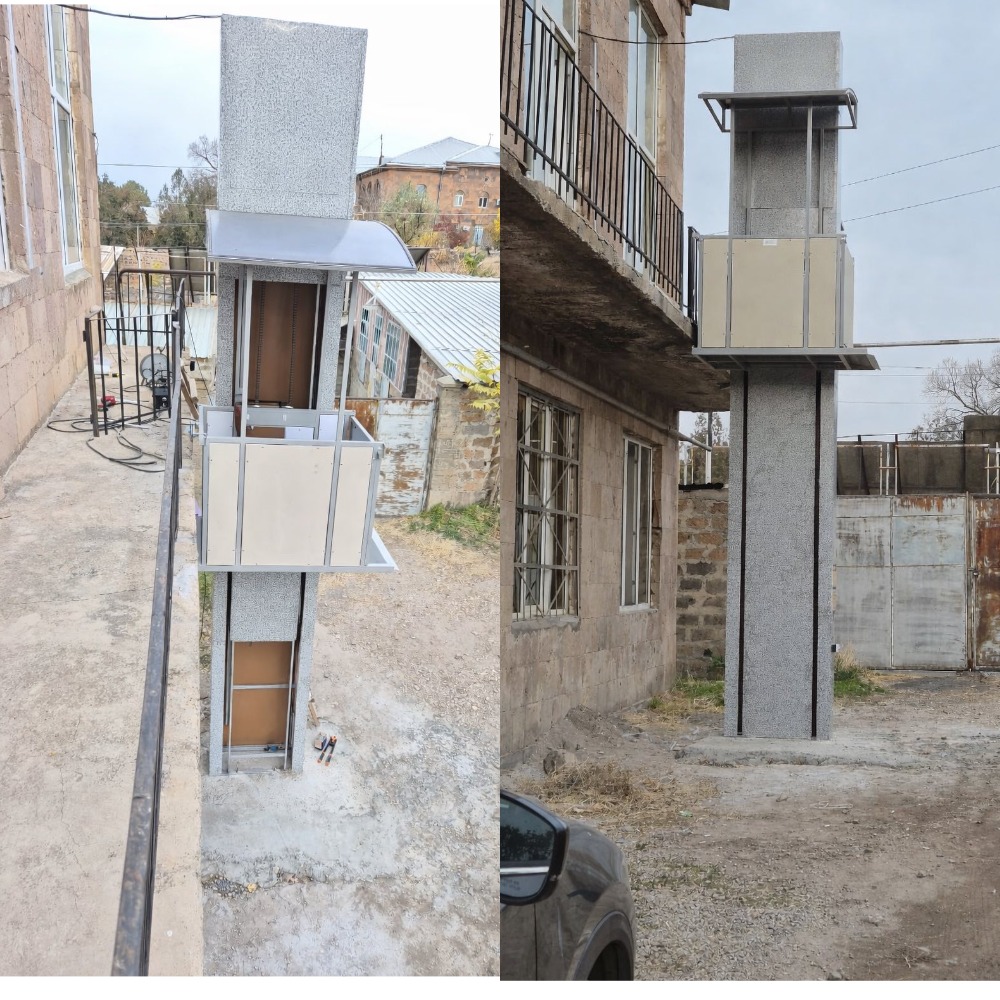 В Центре социальной работы в Ошакане установлена электрическая подъемная платформа